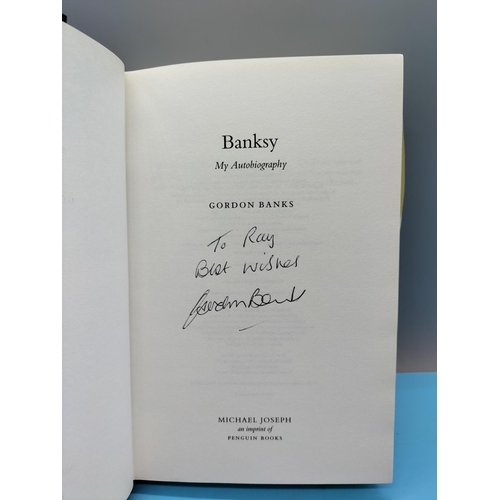 40 - Signed 1966 Related Autobiographies (2) - Geoff Hurst and Gordon Banks.