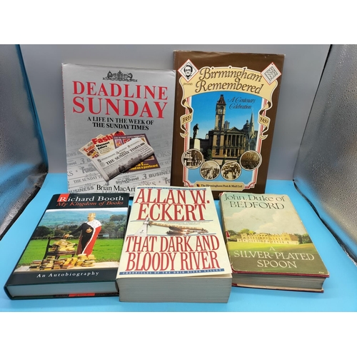 47 - Collection of Signed Books (5) to include 'John Duke of Bedford', 'Birmingham Remembered', 'Richard ... 