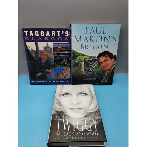 48 - Signed Paul Martin's 'Britain', Taggart's 'Glasgow' and 'Twiggy'.