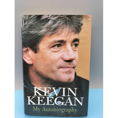 54 - Signed Football Related Autobiographies (3) - Kevin Keegan, Kenny Dalglish and John Barnes.