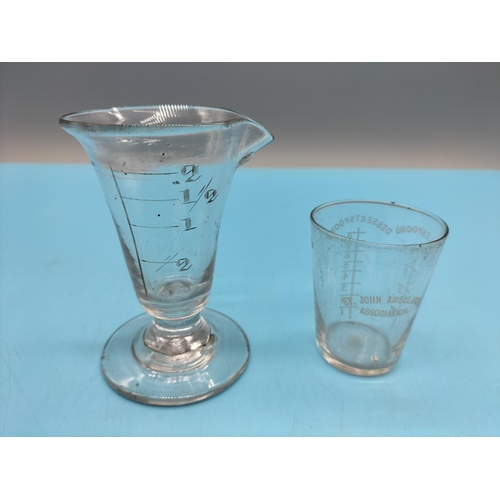 704 - St John Ambulance Association Measuring Glass and Jug.