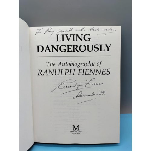 9 - Signed Books relating to Explorers/Climbers (5) including Ranulph Fiennes (2), Chris Bonington, Edmu... 