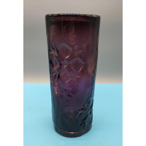 163 - Rare Wedgwood Purple 26cm Vase designed by Ronald Stennett-Willson.