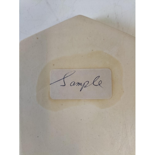 162 - Bossons Ivorex Rare Coloured Sample 'Charles Dickens' Plaque. 15cm x 10cm