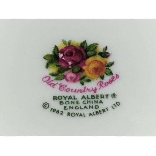 217 - Royal Albert 28cm Dinner Plates (6) in the 'Old Country Roses' Pattern. Seconds Quality.