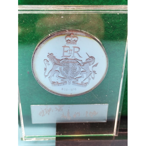 23 - The B.C.S. 'Queen Elizabeth II' Medal .999 Fine Silver Proof 60th Commemorative Medal issued by Brit... 