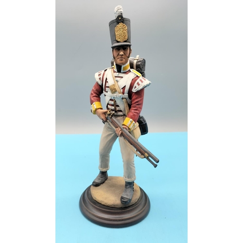 264 - Ballantynes of Walkerburn 24cm Figure of a The Border Regiment Arayas Dos Malino'.