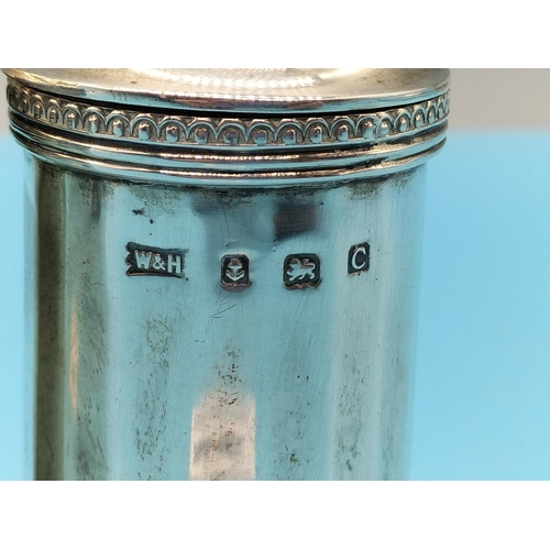 266 - 2 x Silver Hallmarked Pepperettes White and Hawkins? 1926-27.