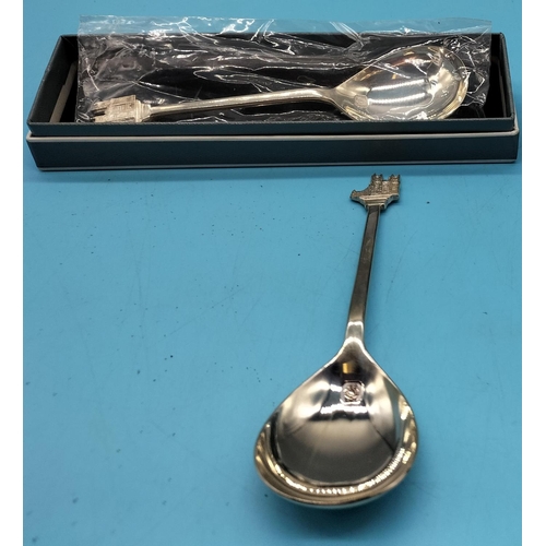 269 - 2 x Hallmarked Silver Spoons. 64 Grams.