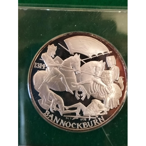 29 - The B.C.S. 'Robert Bruce' Medal .999 Fine Silver Proof 49th Commemorative Medal issued by Britannia ... 