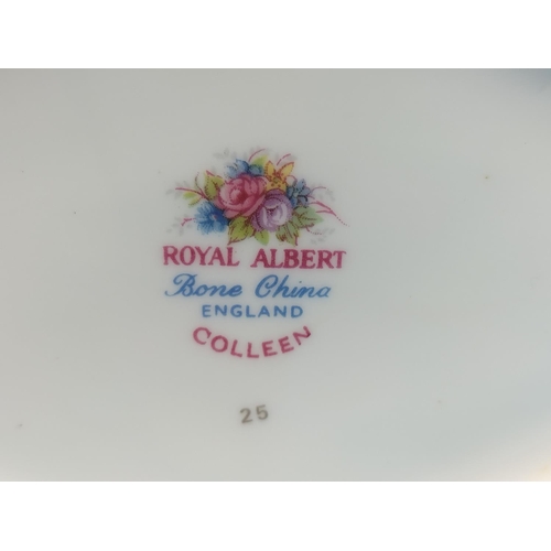 350 - Royal Albert Coffee Pot in the 'Colleen' Pattern. Finial A/F