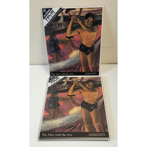 358 - 10 x Athena Folio Prints Gauguin 'Man with Axe'. 30cm x 24cm.