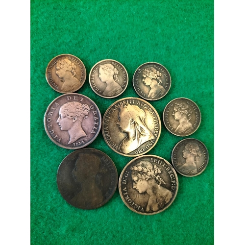 35A - Collection of Victorian Copper Coinage.