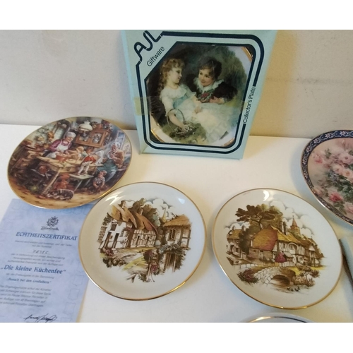 371 - Collection of Porcelain Collectors Plates. Largest having a Diameter of 26cm.
