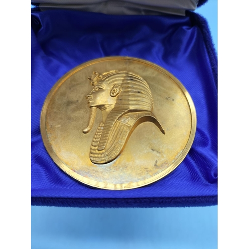 46 - Toye Kenning & Spencer '50th Anniversary of the Discovery of Tutankhamun' Limited Edition Medal. Hal... 