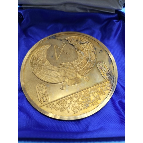 46 - Toye Kenning & Spencer '50th Anniversary of the Discovery of Tutankhamun' Limited Edition Medal. Hal... 