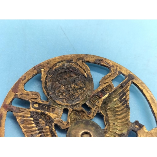 55A - USA Air Force Badge, Sterling Silver Army Eagle Insignia Vanguard 154 plus Silver Coins and St Chris... 