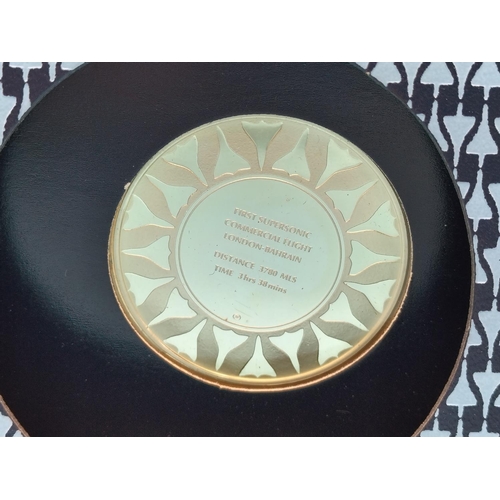 62 - Sterling Silver 'Day of the Concorde' Coin plus First Day Cover Set.