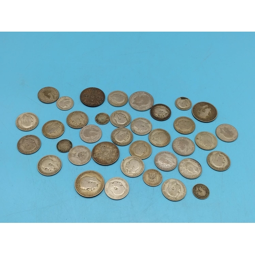 81 - 201 Grams of Pre 1947 .500 Silver Coins.