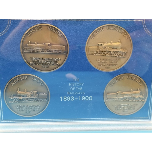 89 - Cased Sets of The History of the Railways 1825-1847 plus 1893-1900.