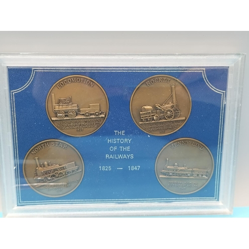 89 - Cased Sets of The History of the Railways 1825-1847 plus 1893-1900.