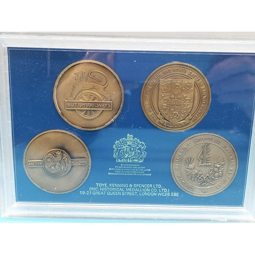 90 - Cased Sets of The History of the Railways 1933-1960 plus 50th Anniversary of the Railway Act 1921.