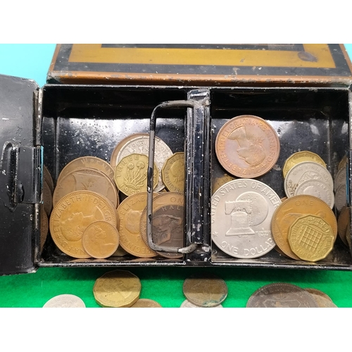 91 - Tin Box of Mixed Coinage.