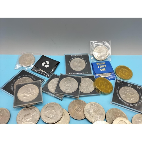 94 - Tin of Mixed British Coinage plus Commemorative Coins.