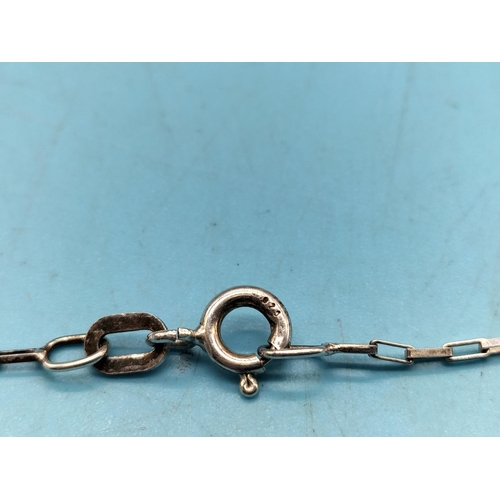 253 - 925 Silver St Christopher Pendant and 20