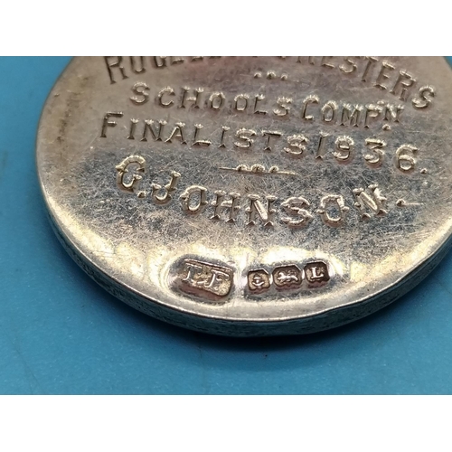 254 - Hallmarked Silver Watch Chain Fobs (2).