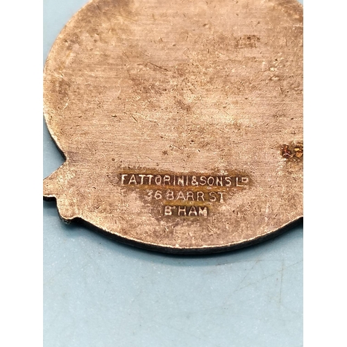 255 - Medals (2) - Safe Driving (Fattorini and Sons, Birmingham) and International Submarine Service.