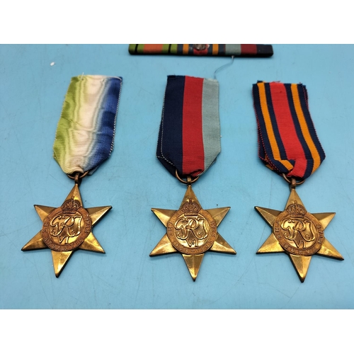122 - Burma Star, Atlantic Star, Great War Star plus Other.