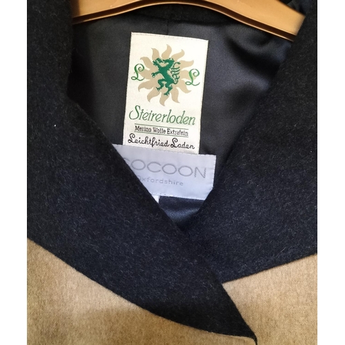 228 - Steirerloden Cocoon Ladies Large Coat.