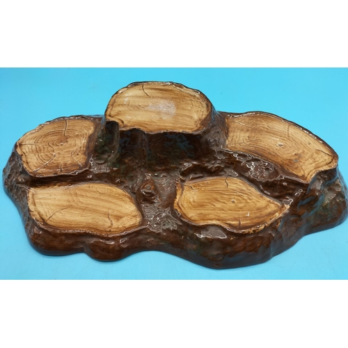 234 - Beswick Tree Stump Base for Bird Figures. 30cm x 19cm.