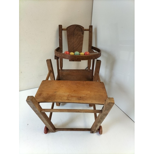 243 - Metamorphic Dolls High Chair.