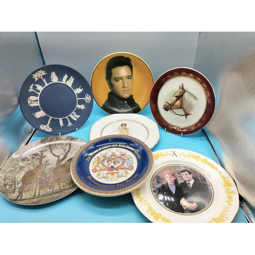 245 - 7 x Collectors Plates to include Wedgwood, Royal Doulton, etc.