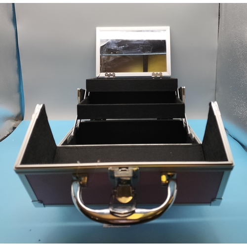 381 - Amasava Pink Make Up Case. 20cm High. All proceeds from this Lot to the Ukraine Fund.