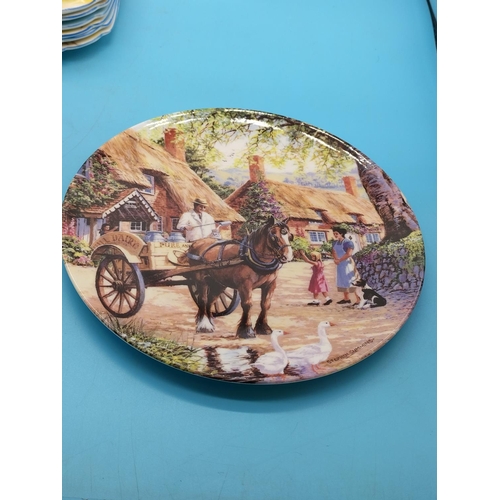 828 - Crown Devon Fieldings Musical Tankard W/O  (Chip to Rim), Falcon Ware Sandwich Plate plus Side Plate... 