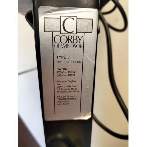 Corby Trouser Press. W/O. This Lot is Collection Only.