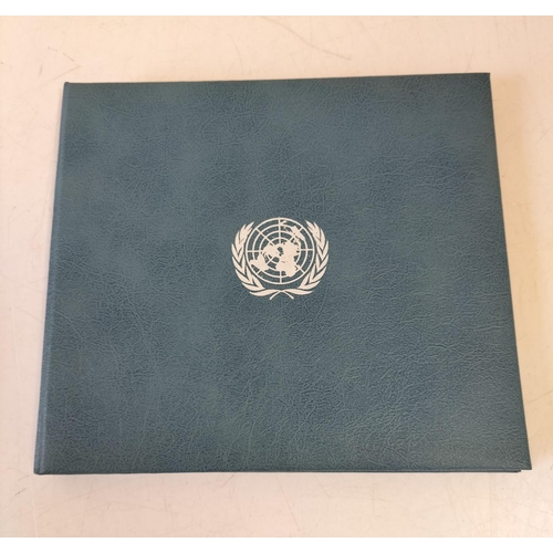 716 - 1973 Official United Nations Medallic First Day covers containing 5 x First Edition Sterling Silver ... 