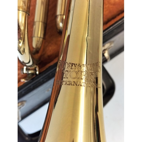 722 - Boosey and Hawkes Trumpet in Carrying Case.