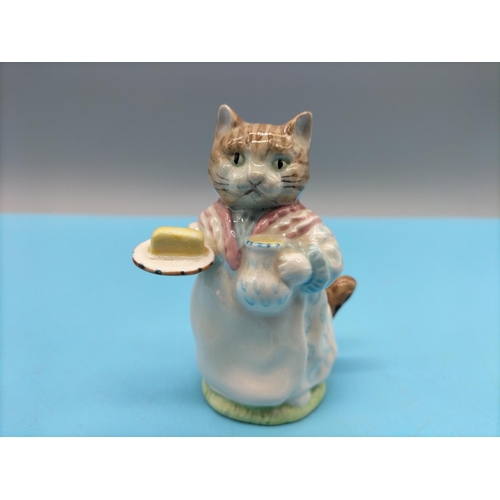 726 - Royal Albert Beatrix Potter 9cm Figure 'Mrs Ribby'.