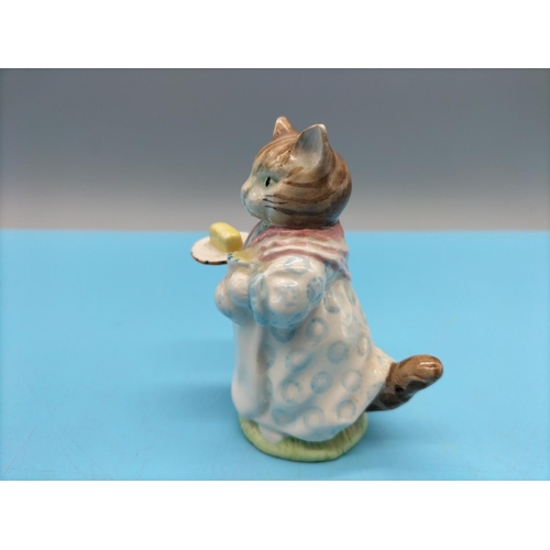 726 - Royal Albert Beatrix Potter 9cm Figure 'Mrs Ribby'.