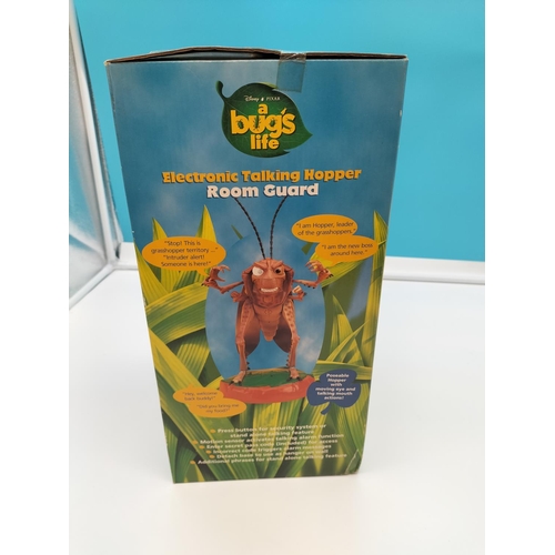 113 - Bugs Life Electronic 'Talking Hopper' Room Guard in Original Box. 37cm Tall.
