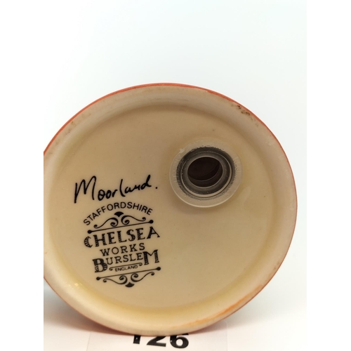 126 - Moorland Pottery Clarice Cliff Style Sugar Sifter.
