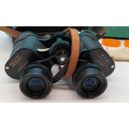 23 - Boxed Pair of Tecnar Swift Binoculars 8 x 40.
