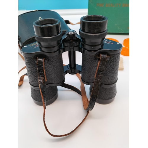 23 - Boxed Pair of Tecnar Swift Binoculars 8 x 40.