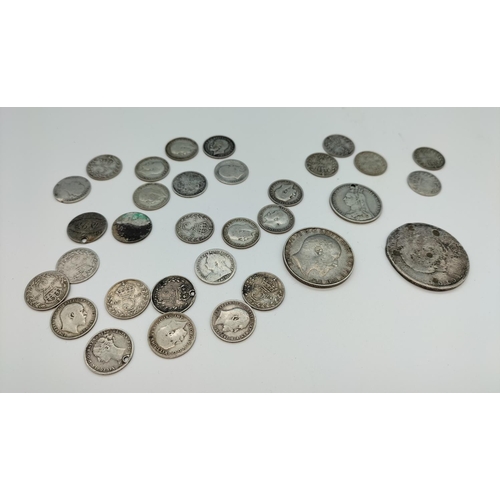 38 - 925 Silver Coins. 69 Grams.