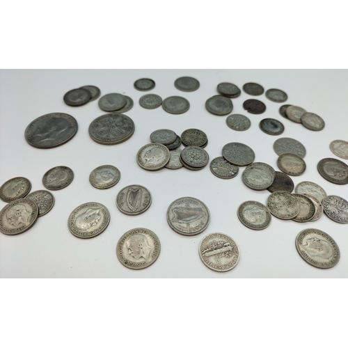 39 - 0.500 Silver Coins. 134 Grams.