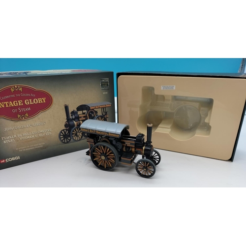 5 - Boxed Corgi Vintage 'Glory of Steam' 1:50 Scale Model of a Road Locomotive 80104.